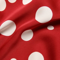 Red  Polka Dot Ruffle Romper