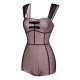 2PCS  Polka Dot Bowknot Lace Strap Dress