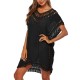 Solid Cut Out Bohemian Cover Up